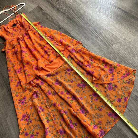 For Love & Lemons Peony High Low Floral Dress Size XS​​​ - Picture 6 of 10